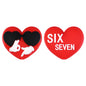 Silicone 3D Focal Beads Six Seven Red Highland Cattle Love 20Pcs