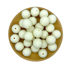 Bubblegum Round Rhinestone Beads 20mm Acrylic Transparent 50pcs 12