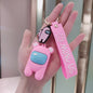 PVC Among Us Character Cartoon Keychain with Wrist Strap 10