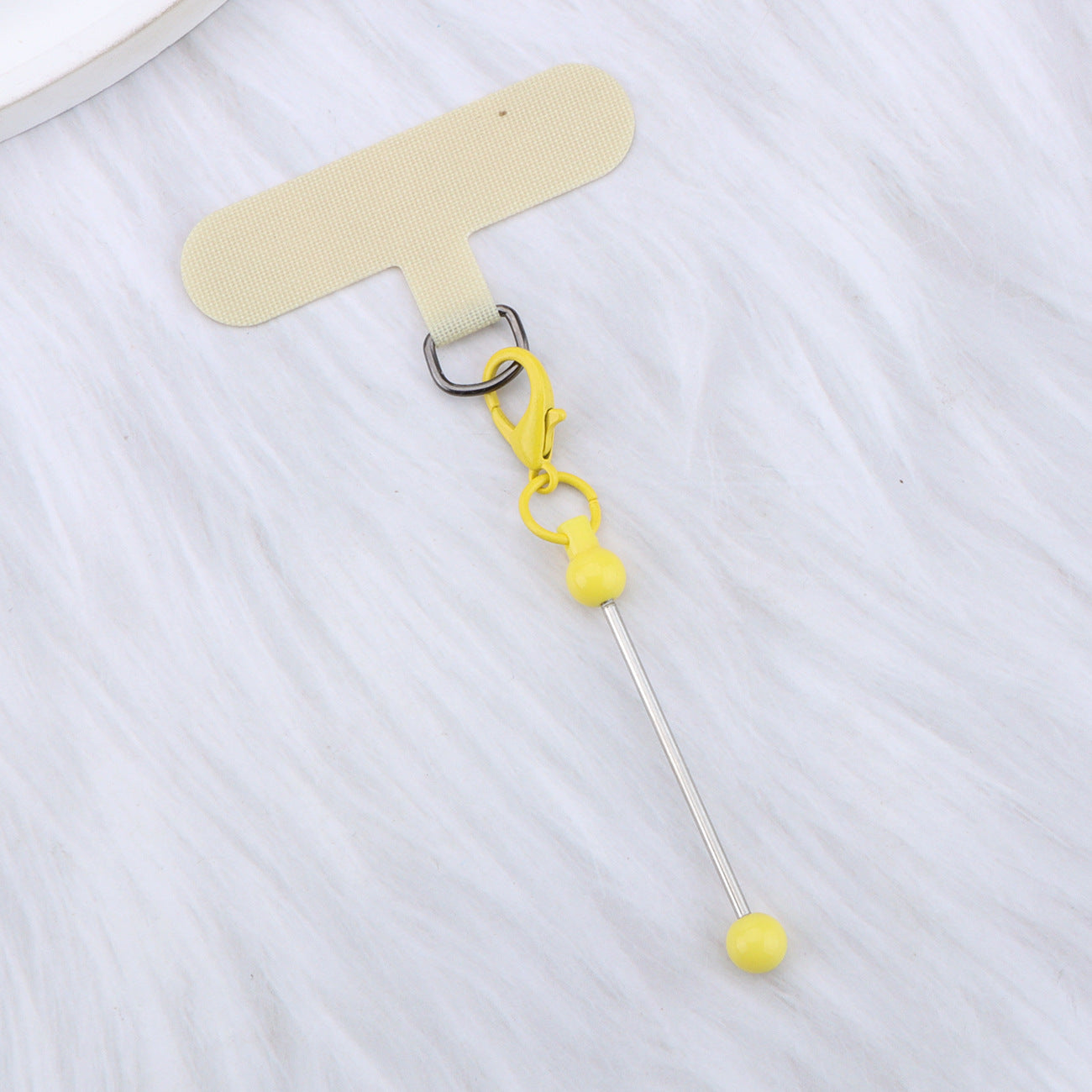 Beadable Plastic Tether Tabs With Bars