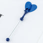 Beadable Metal Cup Charms Heart-shaped