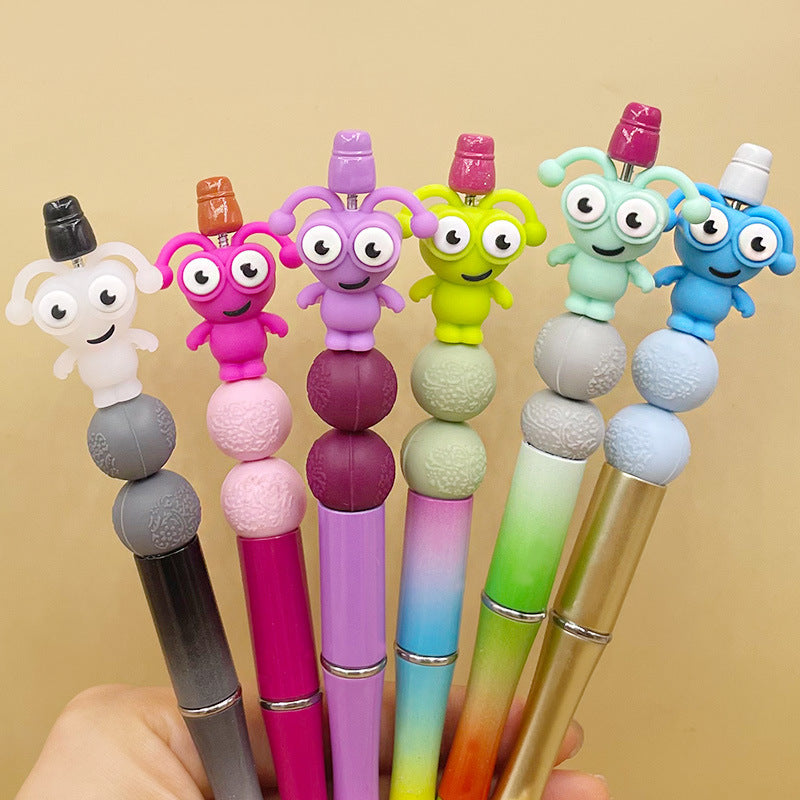 20Pcs 3D Cartoon Little Ant Silicone Focal Beads Assorted Colors 2