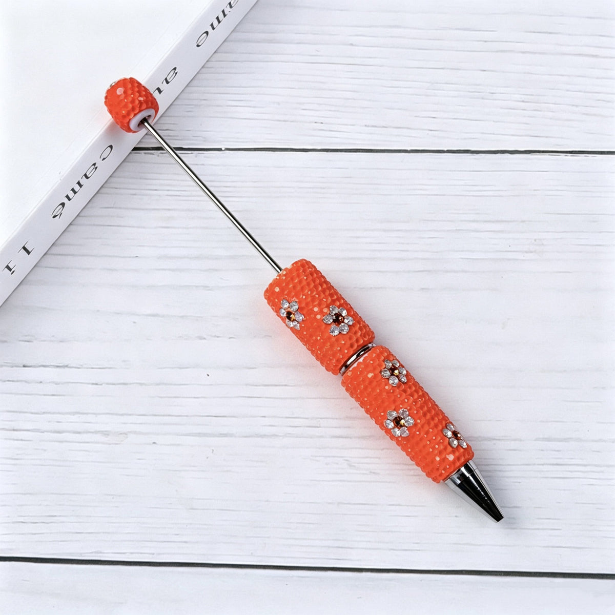 Candy Color Daisy Crystal Beadable Pen  11