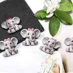 Floral Butterfly and Elephant Acrylic Beads 20pcs Colorful 2