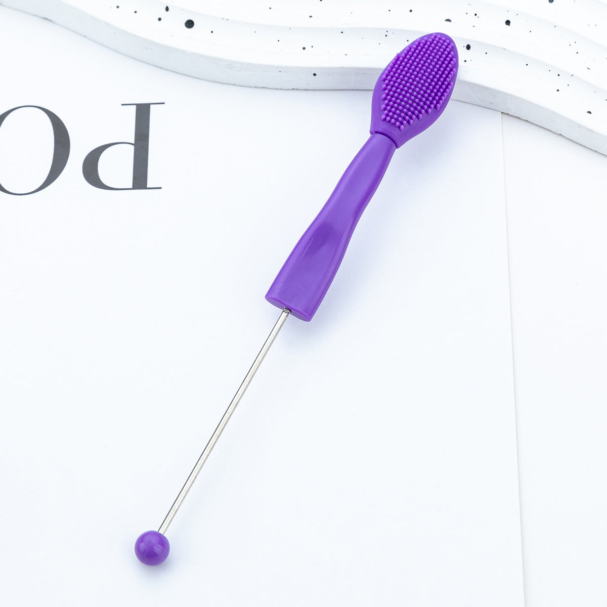 Beadable Lip Scrub Brushes Multi-functional