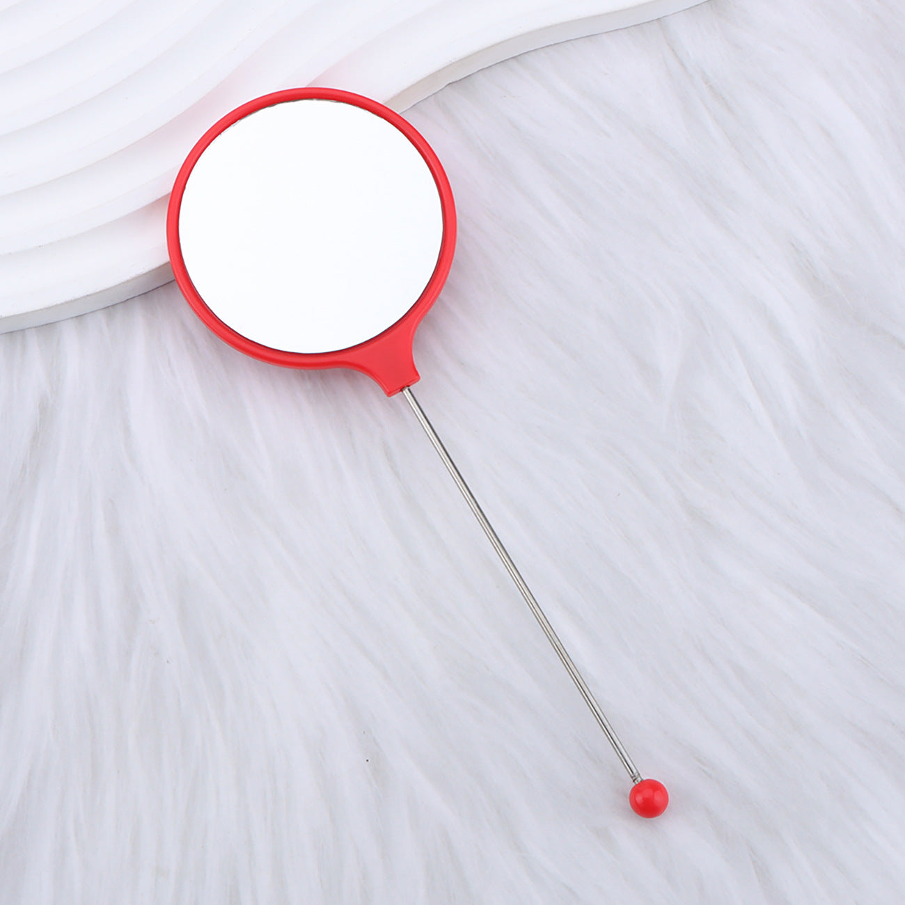 Beadable Mirrors Mini Handheld Round