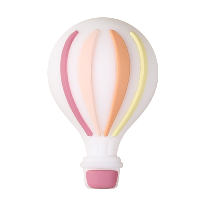 Silicone 3D Focal Beads Hot Air Balloon Rounded Balloon Shape 20pcs 11