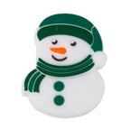 Silicone Focal Beads Christmas Tree Snowman Stocking 20pcs 7