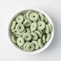 50pcs 12mm 15mm Disc Silicone Beads Solid Colors Smooth Matte