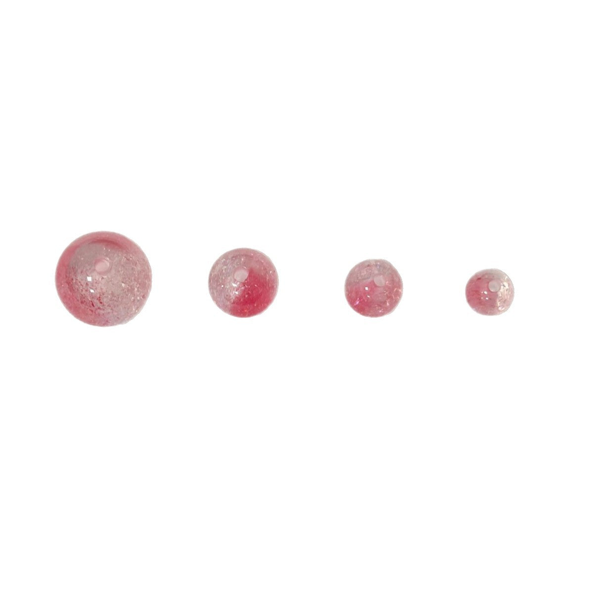 Dual Tone 8mm Round Resin Opal Beads Sparkling Glitter Finish 50pcs 5