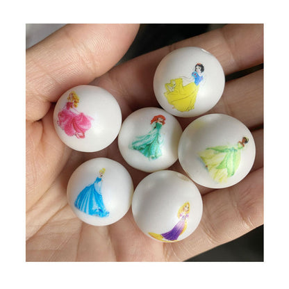 Matte Pearl Princess Bubblegum Beads ABS Plastic 20mm 10pcs 5