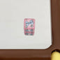 Pink Cartoon Kitten and Puppy Acrylic Square Beads 16mm 10pcs 4