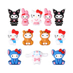 Silicone 3D Focal Beads Sanrio Characters Big Ear and Bow Details 20pcs 9