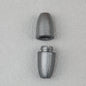 Breakaway Barrel Clasps Safety Connectors Colorful 100pcs 24.5mm - Gray
