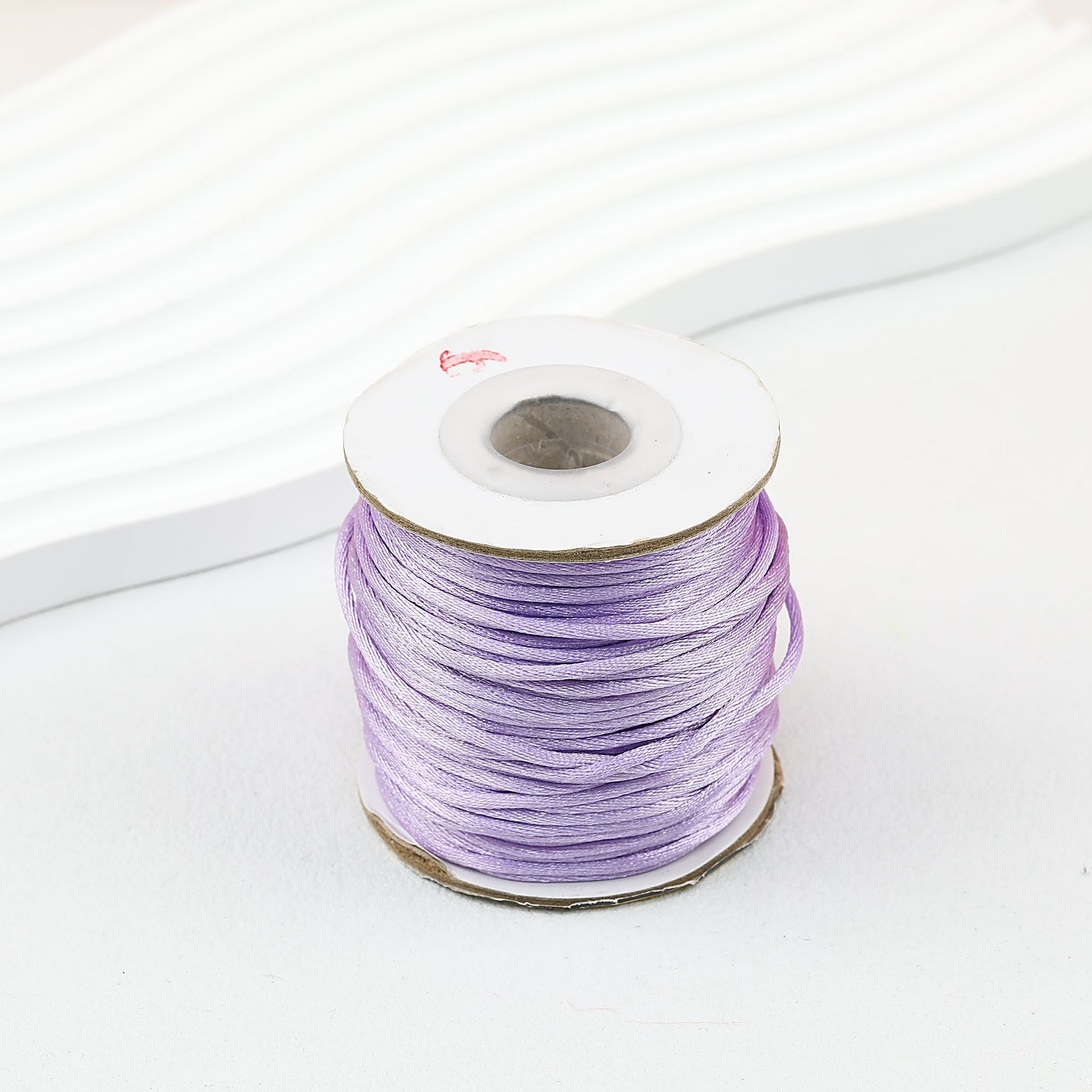 Nylon String Beading Cord 2mm Diameter Gold 38 Yards - #18 Light Purple