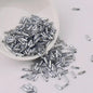 Plating Metallic Color Twisted Bugle Glass Beads 6mm 2500pcs 26