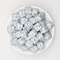 13.5mm Square Leopard Print Silicone Beads 50pcs - 2