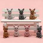 3D Kangaroo Mom and Baby Silicone Focal Beads Animal Design 20pcs 4