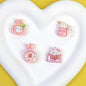 Plating Cute Bunny Donut and Envelope Resin Beads Glossy Pastel 10pcs 4