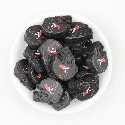 NFL Teams Silicone Focal Beads Football Helmet Design 20pcs 5