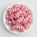 Best Mom Ever Pink Silicone 3D Focal Beads 20pcs