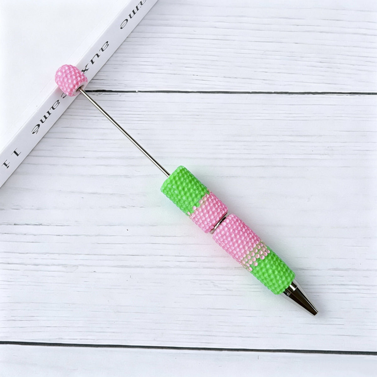 Gradient Candy Color Beadable Pen with Full Rhinestones 13