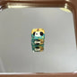 Cartoon Puppy and Bear Pattern Acrylic Square Beads 14mm 10pcs 2