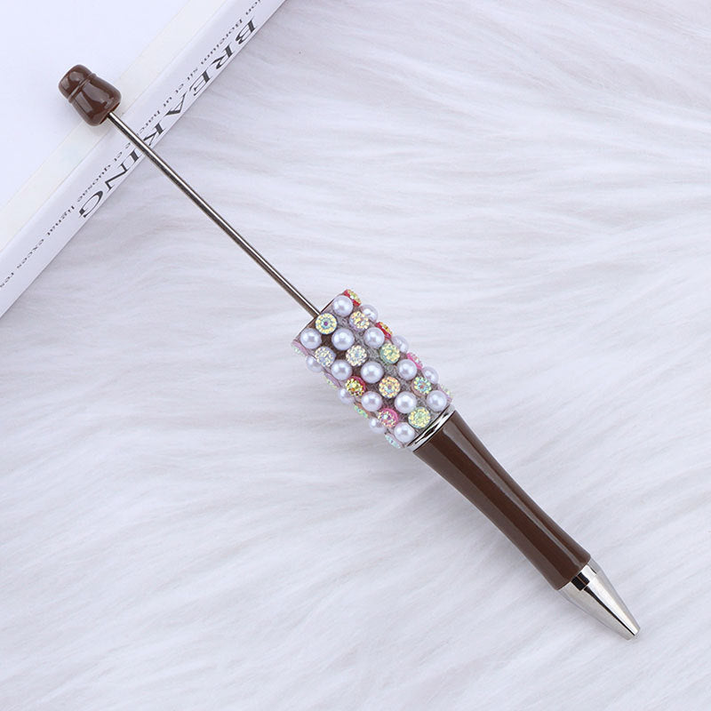Colorful Pearl Gradient Round Ballpoint Pen Plastic 27