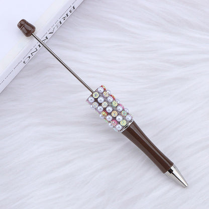 Colorful Pearl Gradient Round Ballpoint Pen Plastic 27