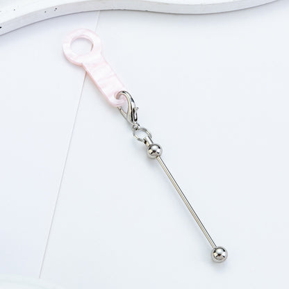 Beadable Cup Charms Glitter Marble Texture