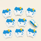 Silicone 3D Focal Beads Soaked Duck Bathtub Bubbles 20Pcs