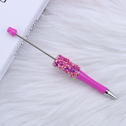 Star Sequin Creative Beadable Pen Plastic 15