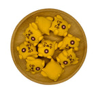 Silicone 3D Focal Beads Kitten Smiling Face Raised Paws Tail 20pcs 2