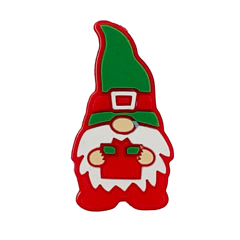 Silicone Focal Beads Santa Claus Holding Present 20pcs