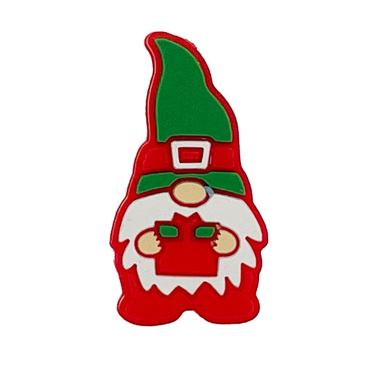 Silicone Focal Beads Santa Claus Holding Present 20pcs