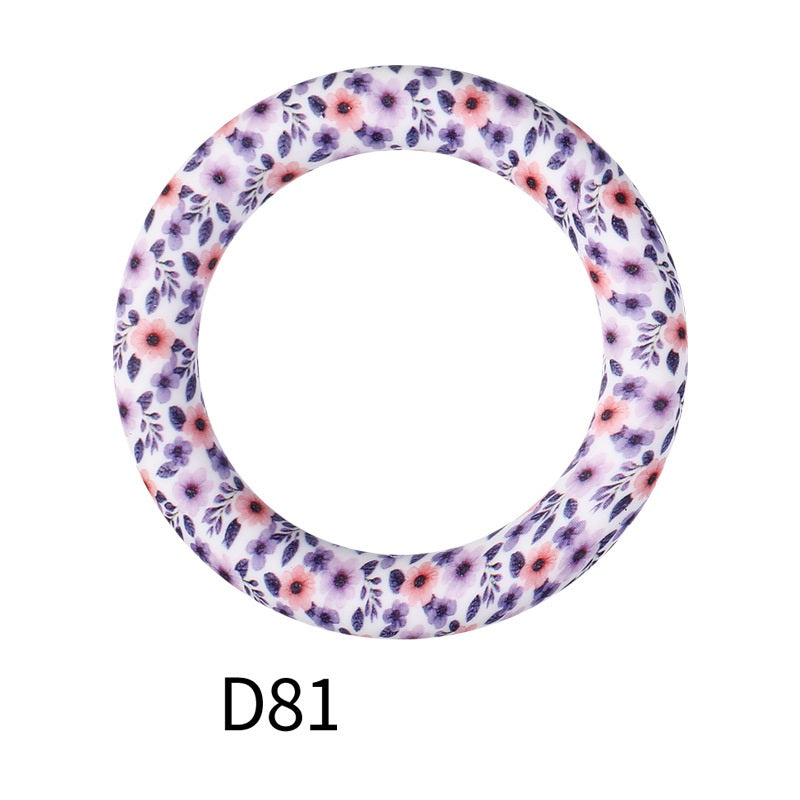 65mm Printing circular silicone rings 80