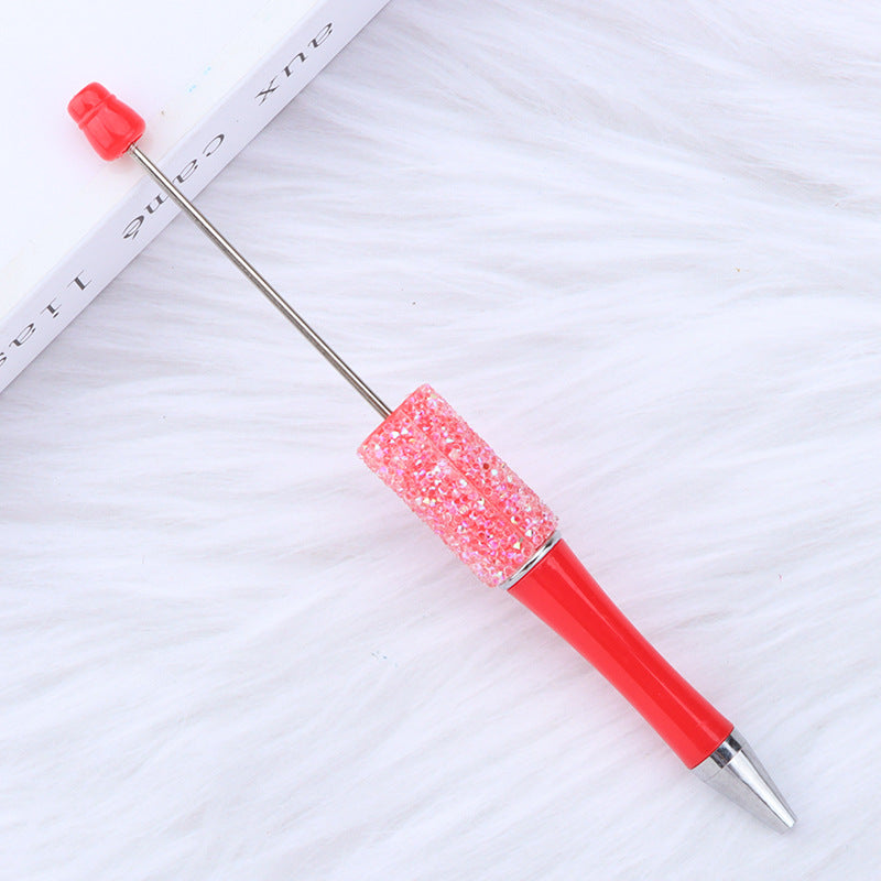 Beadable Pen with Stardust Glitter Plastic 24