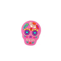 Silicone 3D Focal Beads Halloween Pink Skull Heart Eyes Layered Flowers 20pcs