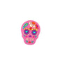 Silicone 3D Focal Beads Halloween Pink Skull Heart Eyes Layered Flowers 20pcs