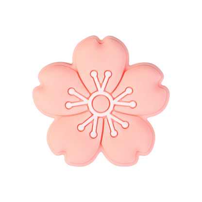 Floral 3D Silicone Focal Beads Assorted Flower Shapes 20pcs 11