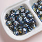 Glossy M Beans Acrylic Beads 14mm Colorful Candy 10pcs 9
