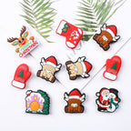 Silicone Focal Beads Christmas Tree House Kitty Merry Christmas 20pcs 4