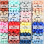 50pcs 15mm Solid Color Round Silicone Beads-32 Colors（65-96） 4