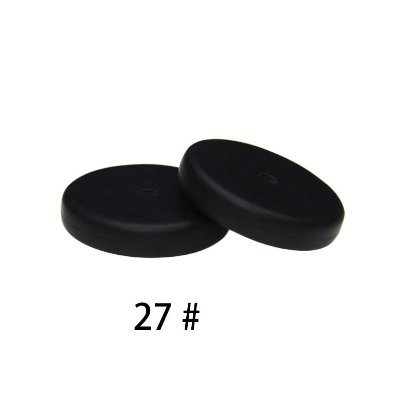 25mm Silicone Beads Flat Coin Spacer Pastel Mix 50pcs 11