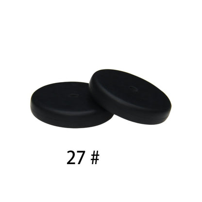 25mm Silicone Beads Flat Coin Spacer Pastel Mix 50pcs 11