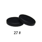 25mm Silicone Beads Flat Coin Spacer Pastel Mix 50pcs 11