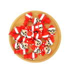 Silicone 3D Focal Beads Christmas Elf Standing Wishbone 2
