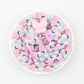 3D Big Eye Colorful Butterfly Silicone Focal Beads 20pcs