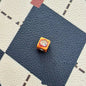 Mcdon Series Acrylic Square Beads 10mm Printed Mixed Colors 20pcs 3