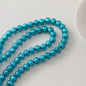 Lampwork Glass Beads Round Wrinkle Silver Foil Filled 8mm 12mm 5pcs 7